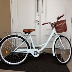 🚲 Brand New Viribus 26” Beach Cruiser Bike with Basket & Rear Rack