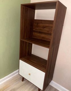 Shelf with drawer