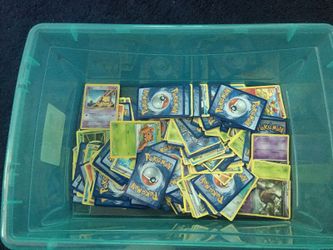 Box of Pokémon cards