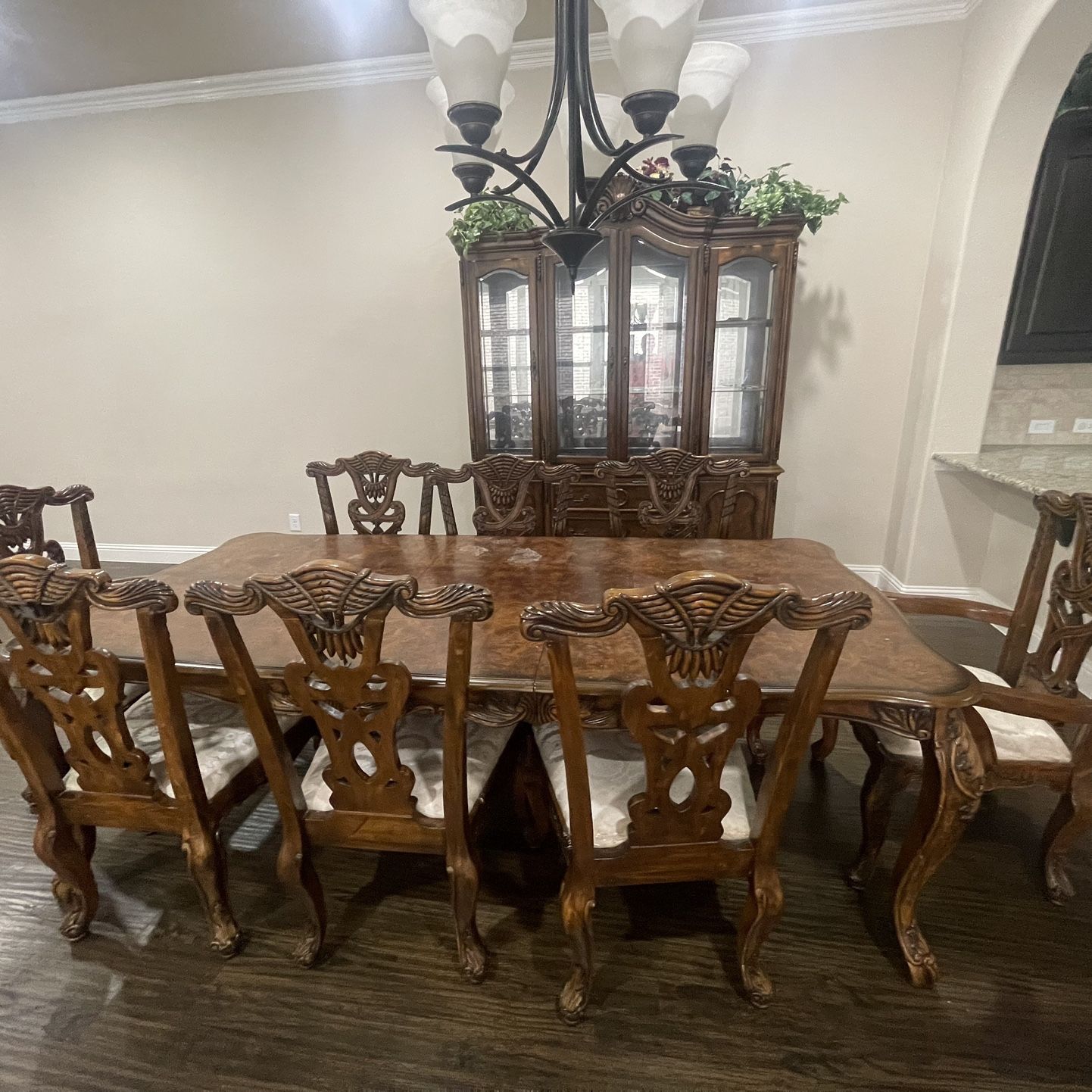 Dining Set And China Cabinet