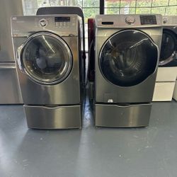 Runs smooth Washer Electric Dryer Set Samsung Other Units Available