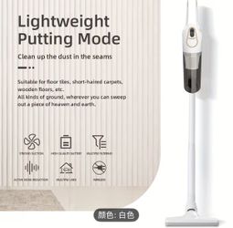 Portable cordless handheld vacuum cleaner with high power and strong suction, USB rechargeable, equipped with a 6-piece accessory kit, suitable for bo
