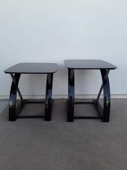 2 side tables nightstand end tables 19 W x 25 L x 22 H inches
