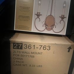 2 Lights Wall Mounts In Each Box 