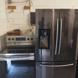 Stove and refrigerator set for sale deals