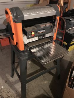 Ridgid TP13002 Planer with stand for Sale in Puyallup WA OfferUp