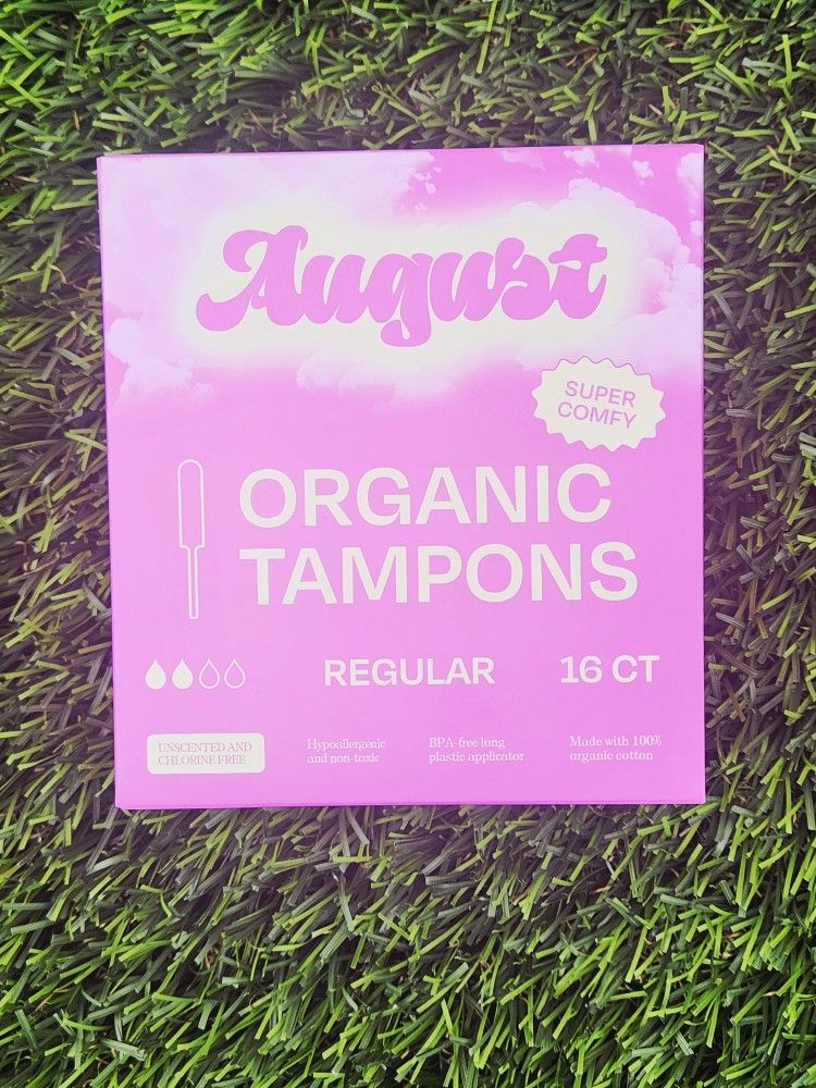 August Organic Tampons 