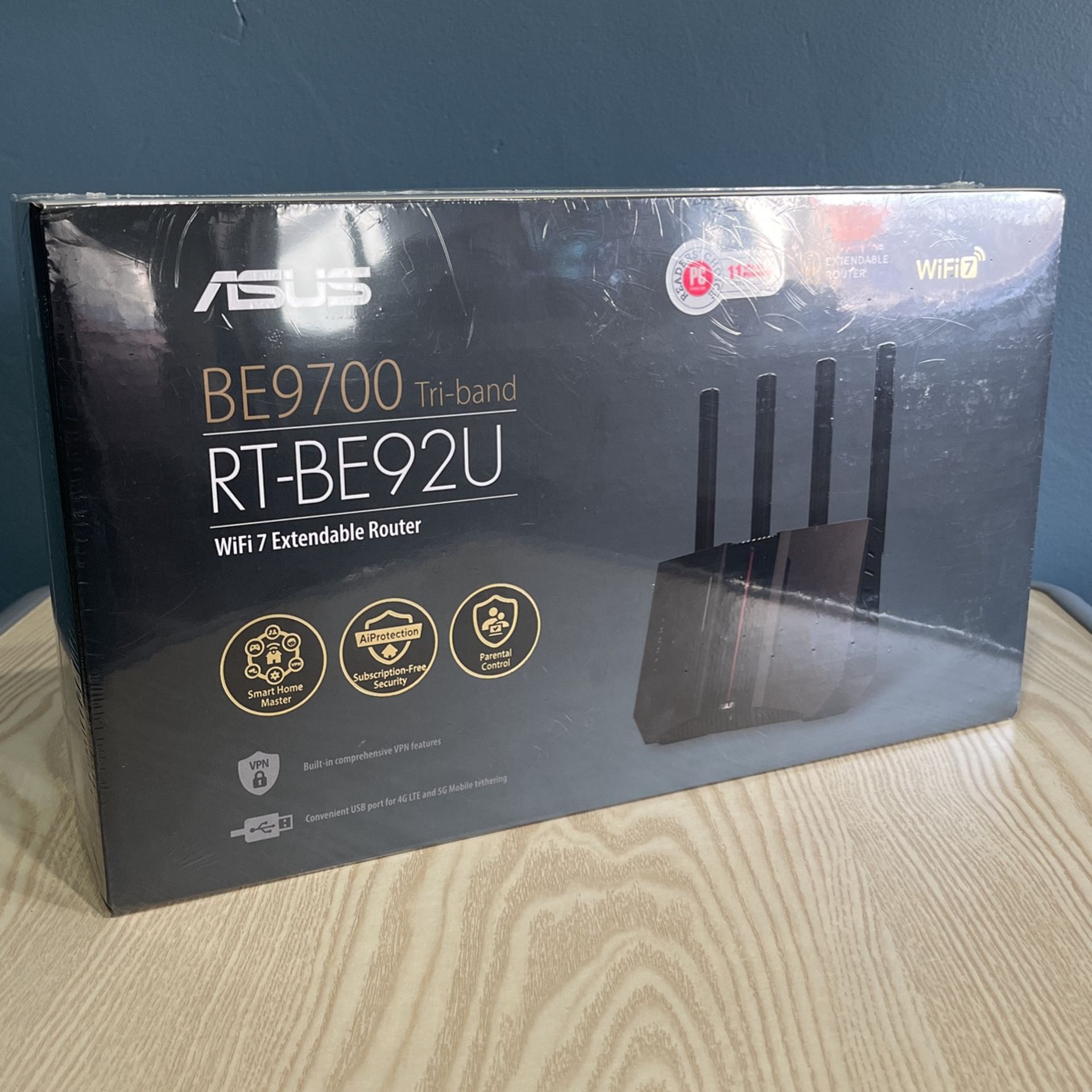 Sealed Asus RT-BE920 WiFi router