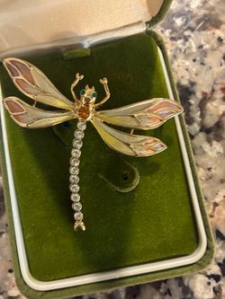 The Fairway Collection" Dragonfly Brooch by Triumph - With Original Box