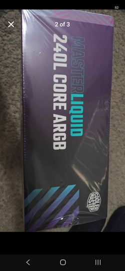 Cooler Master MasterLiquid 240L Core ARGB 240mm AIO CPU Liquid