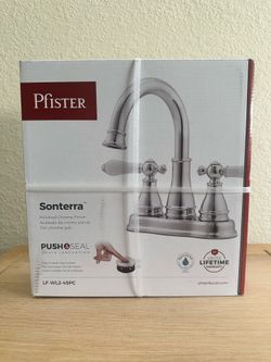 ✨Factory Sealed✨ NEW $70 for 1- $185 for 3 Pfister Sonterra Bathroom Sink Faucet (Chrome) - Factory Sealed Box