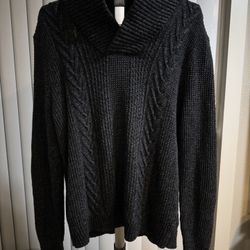 Banana Republic Black Knit Sweater (Size M)