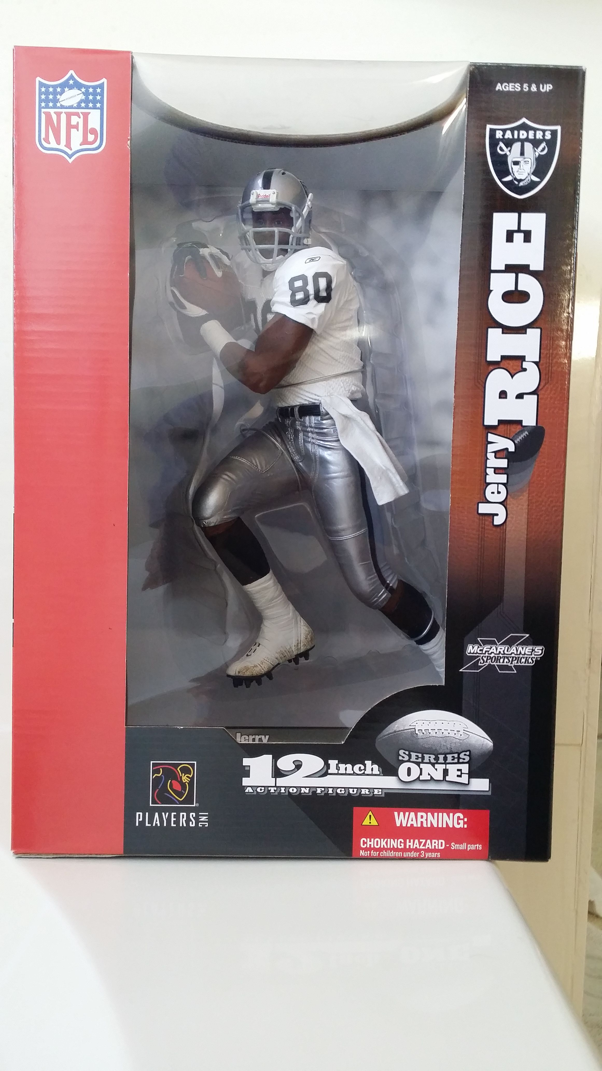 GOAT! Jerry Rice #80 Oakland Raiders 12-inch action figure