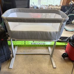 Ronbei Bedside Bassinet – Gray