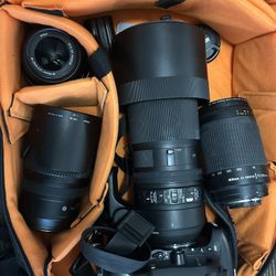 Nikon D610 With Lenses