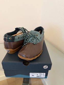 Sperry Saltwater 1-Eye Waterproof Duck Shoes Dark Brown Women’s 6 NIB