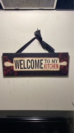 Kitchen sign