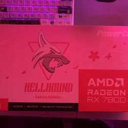 Rx 7800XT hellhound Sakura Edition 