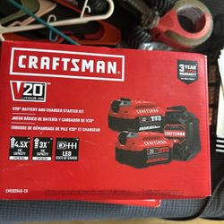 Craftsman 20v Batteries And Charger