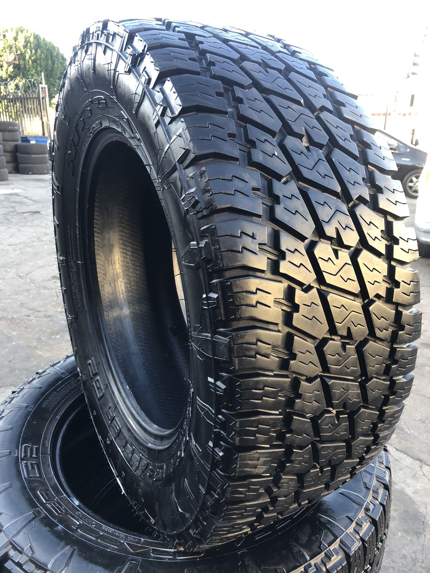 Nitto 35/12.50R20 All Terrain tires (4 for $340)