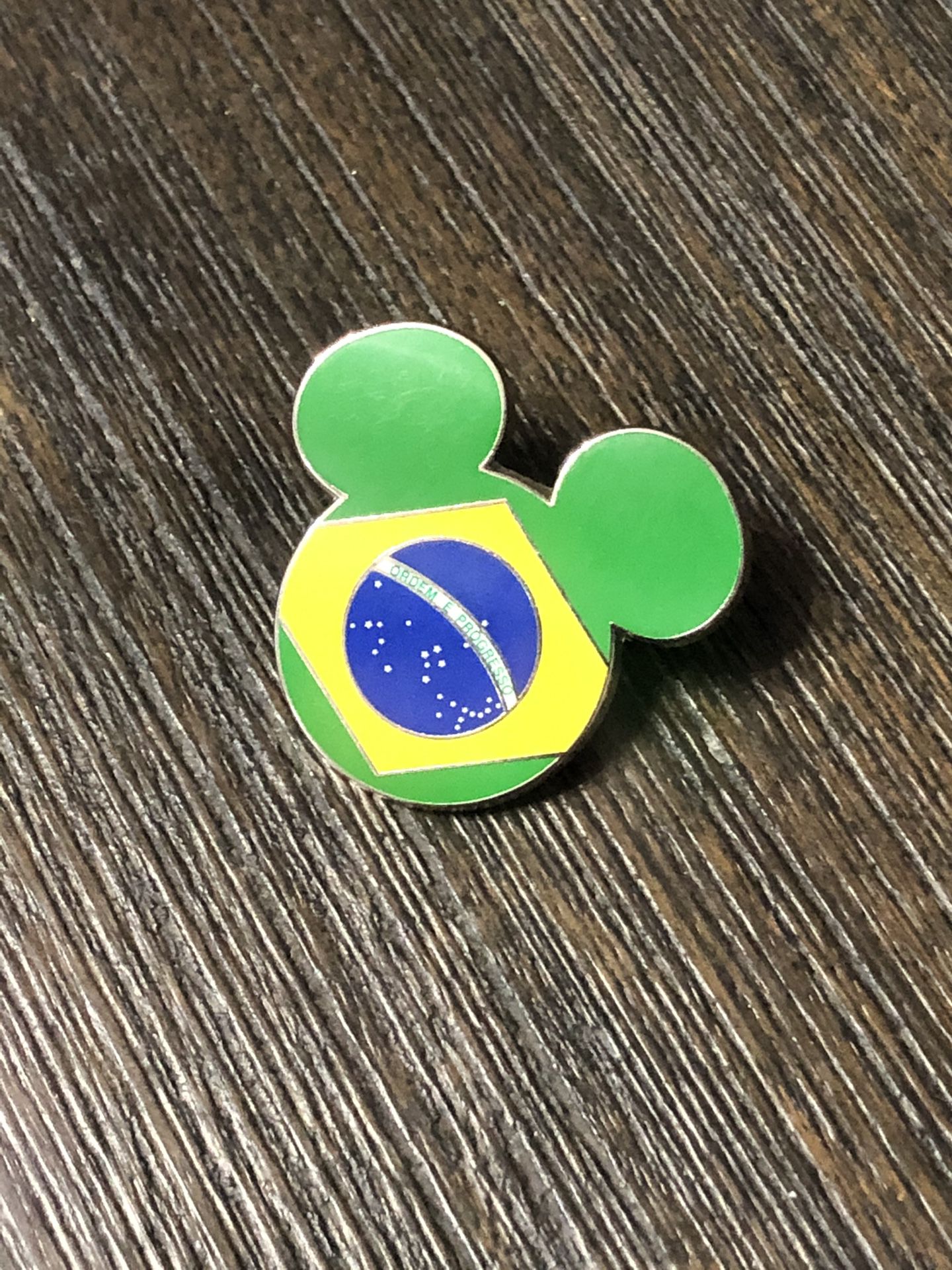 Disney Brazil Flag Pin