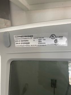 Samsung washer