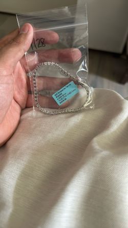 925 moissanite tennis bracelet 4.0MM