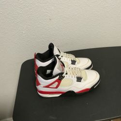 Jordan Retro 4 Red Cement Size 10