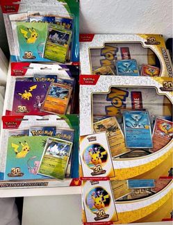 pokemon tcg 30th celebration tech stickers and posters x3