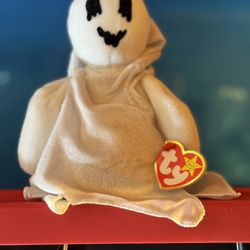 🎃 Ty Beanie Babies *SHEETS* the Ghost Limited Plush NWT New Mint Vintage 1999 MT 👻