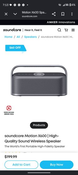 Soundcore motion x600