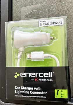 Collectible RadioShack Enercell iPhone Car Charger - New in Box