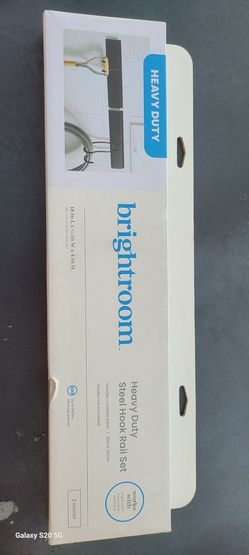 Brightroom Heavy Duty Steek Hook Rail Set