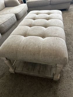 Mor furniture loveseat and ottoman
