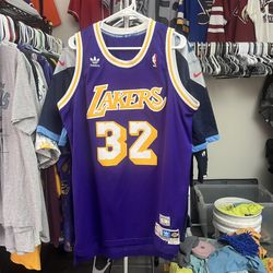 Los Angeles Lakers Magic Johnson Large Adidas Jersey