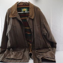 Cabela’s Heavyweight Canvas Jacket – Blanket Lined – Like New