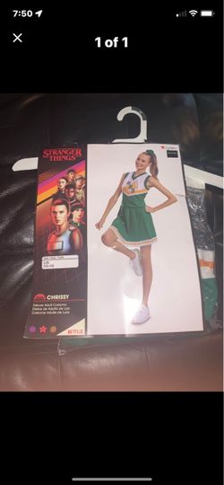 Stranger Things Chrissy Cheerleader Costume Size L/G