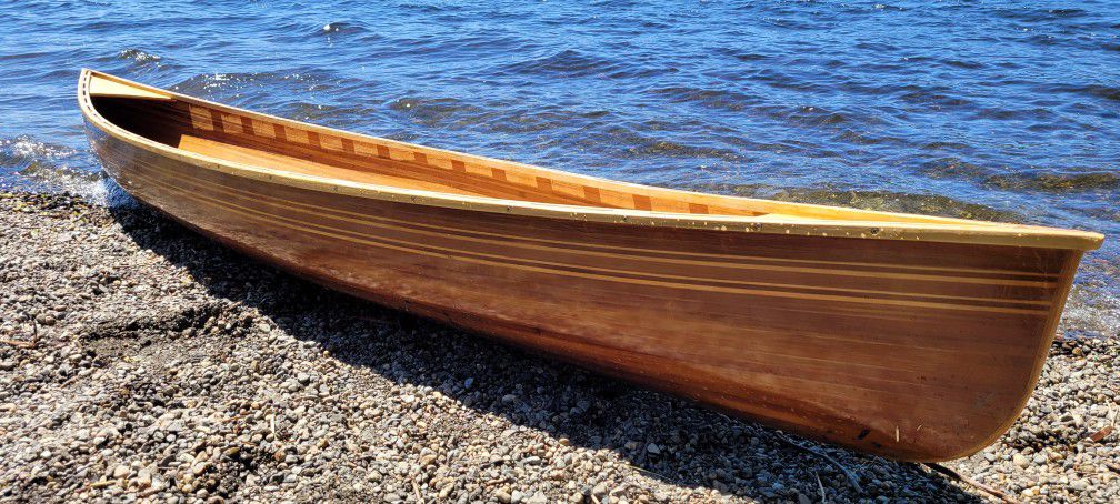 Wood Cedar Strip Canoe Kayak Wee Lassie Kit Model