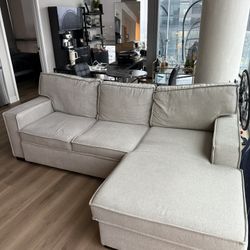L Shaped Sofa Section With Storage