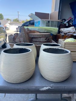 4 decor vases