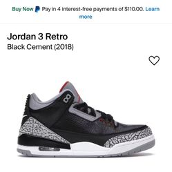 Nike air Jordan 3 Retro Og Cements