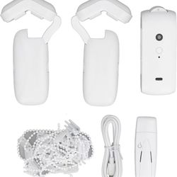 Automatic Smart Curtain Opener Set Silent Low Noise Electric Curtain Motor Controller Voice Remote Control Window Motor Energy Efficient for Roman Rod