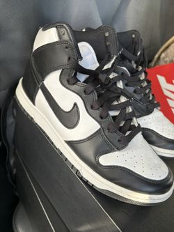 High Top 1s Black & White (Pandas)