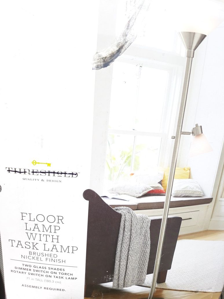 Brand New Floor Lamp with Task Lamp