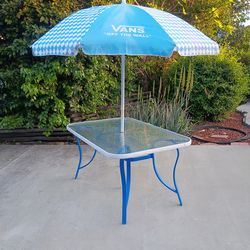 Patio Table Umbrella 56 3/4" Long X 36 1/2" Wide X 27 1/2" Tall