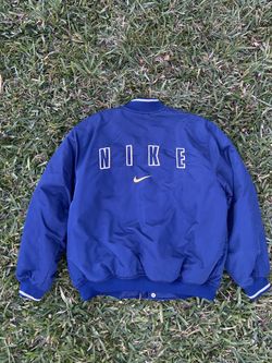 Vintage Nike Button Up Bomber Jacket