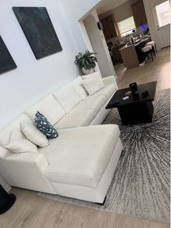 White New Sectional