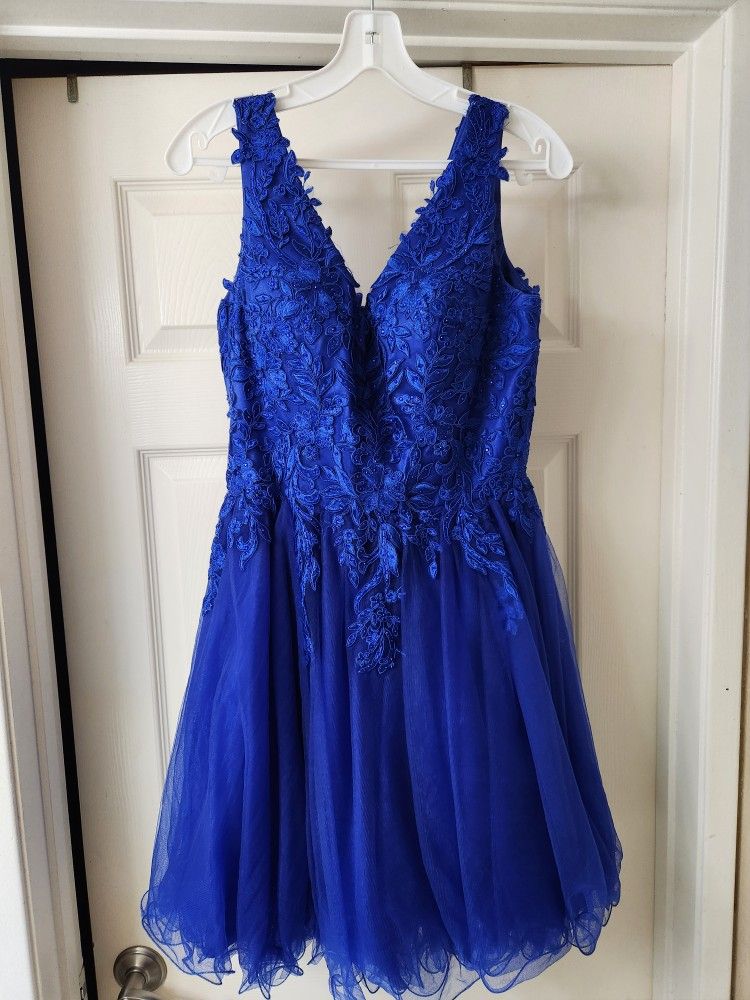 Royal Blue Young Ladies Formal Dress 
