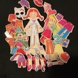 Poppy Wooden Dress Up Doll