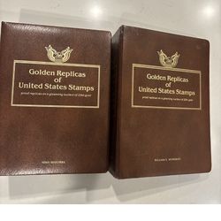 Golden Replicas of the United States 22K Stamps Lot, NASA Apollo Stamps Lot